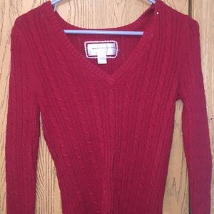 knitted pattern- v neck